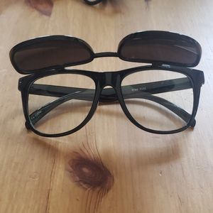 Mirror lens "flipper" sunglasses FREE